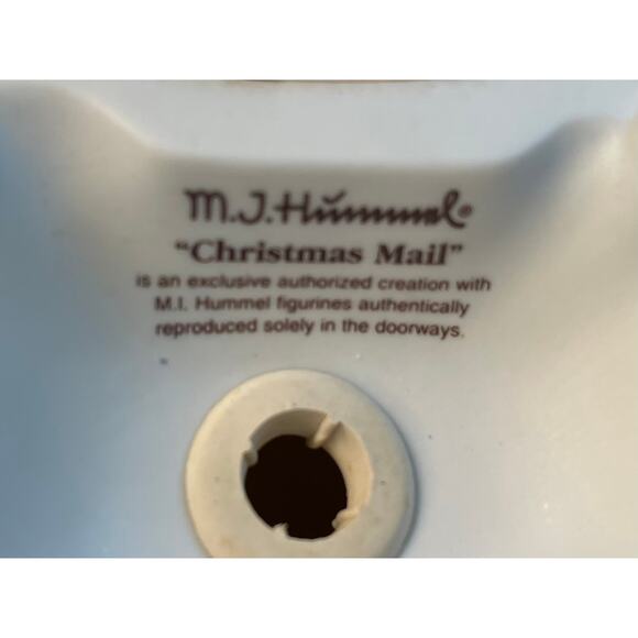 2 VTG M.I. Hummel Bavarian Village Christmas Ornaments, "Christmas Mail" - Picture 5 of 7
